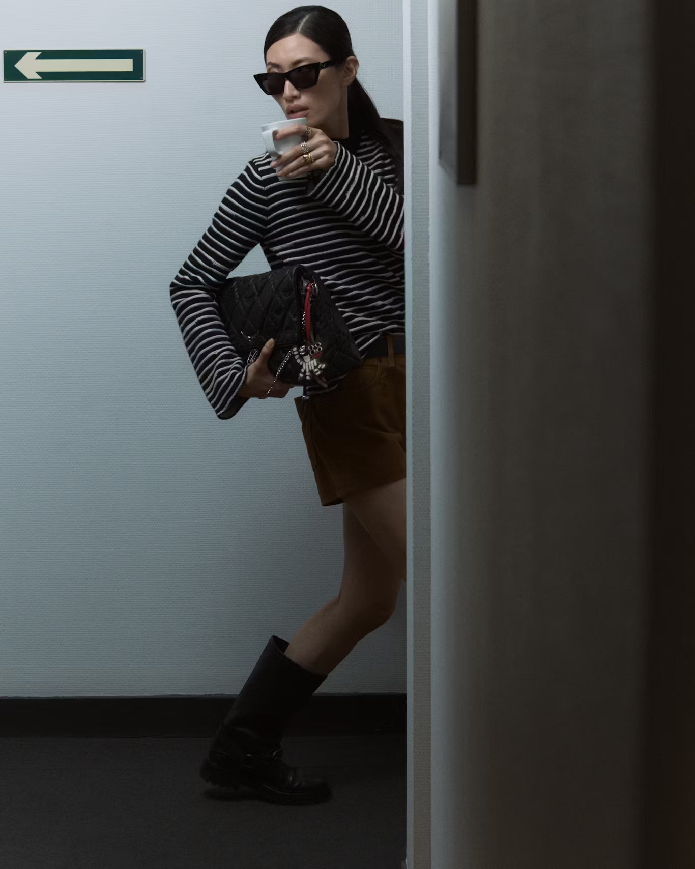 ROCKY II QUILTED MONOGRAM