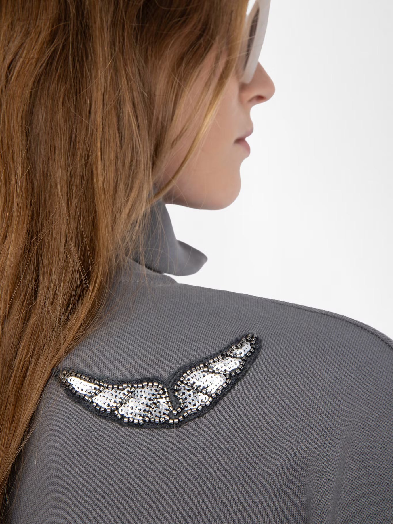 MILLY ZIP MO EMBROIDERY WINGS