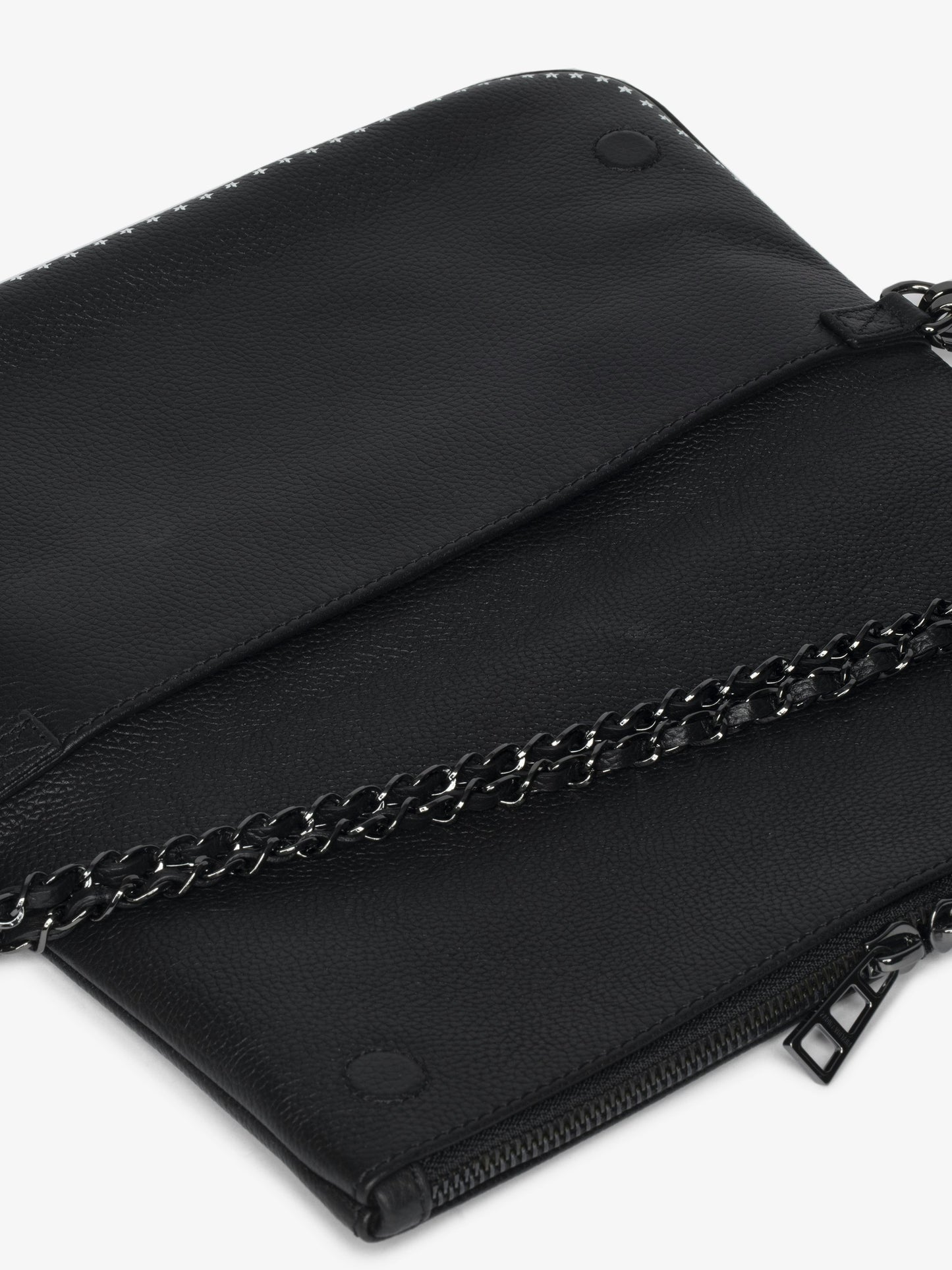 ROCK GRAINED LEATHER PUNK