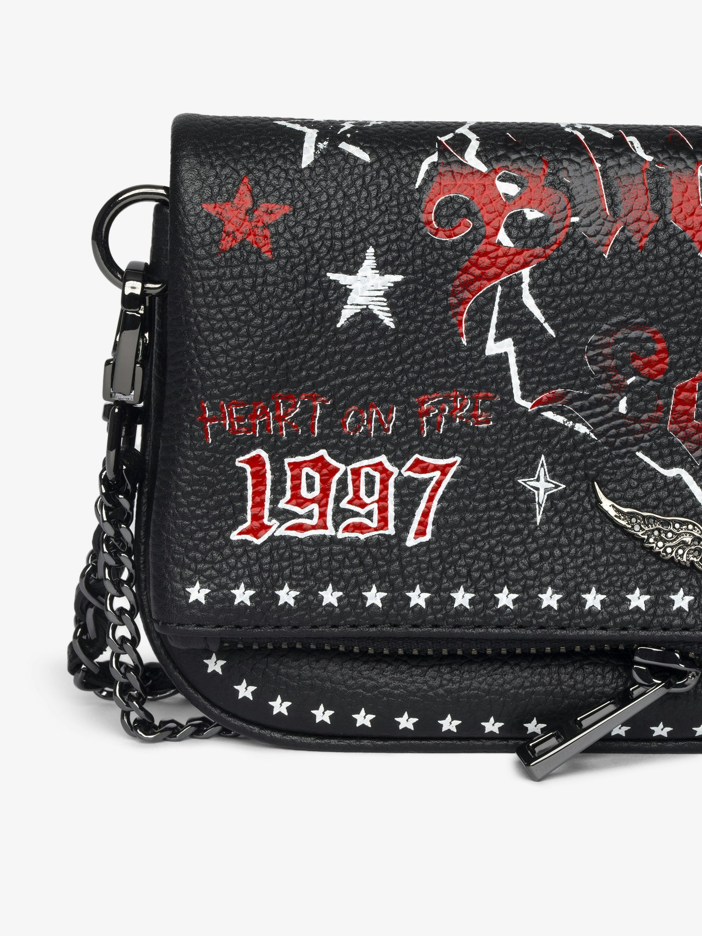 ROCK NANO GRAINED LEATHER PUNK