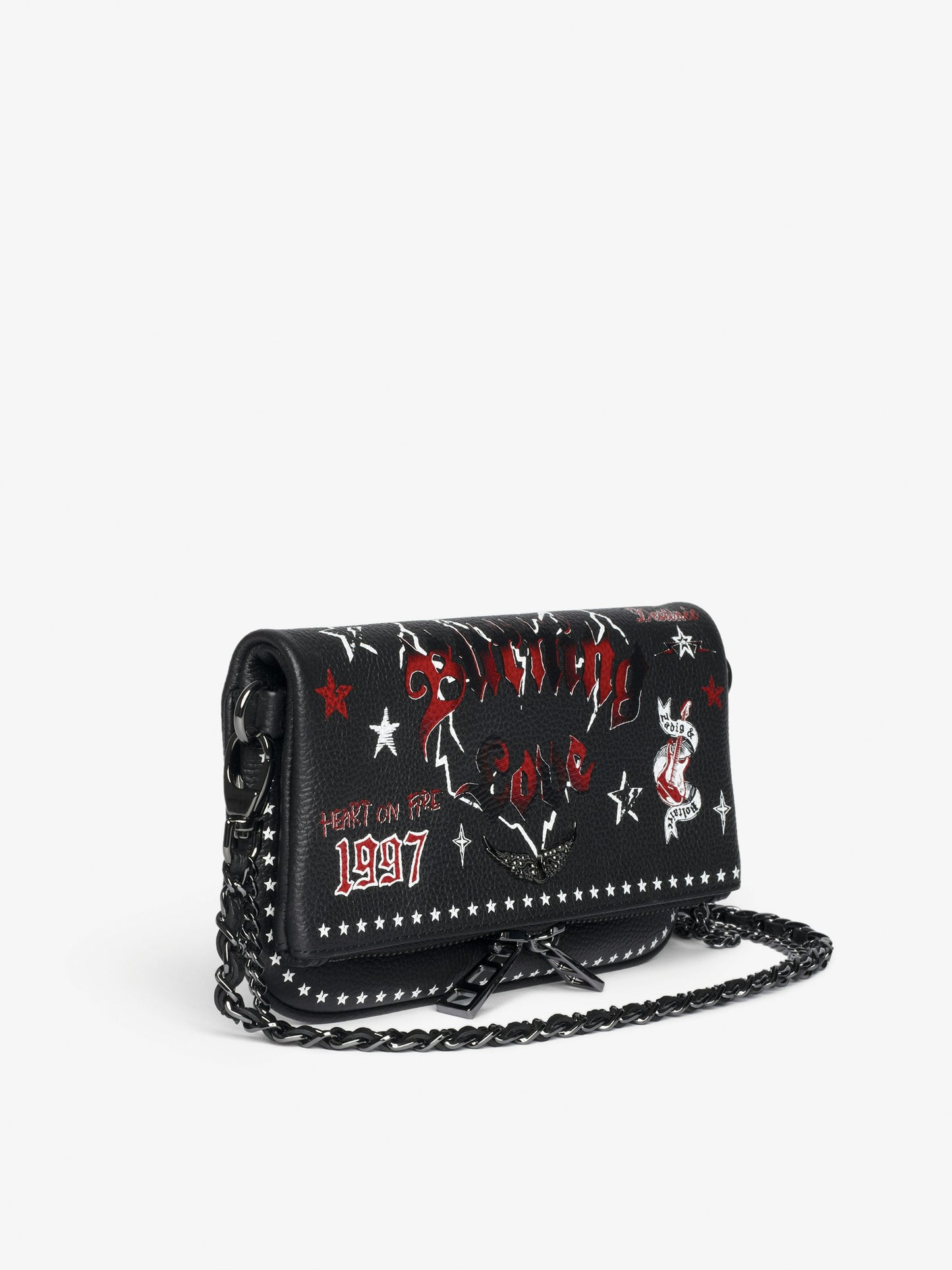 ROCK NANO GRAINED LEATHER PUNK