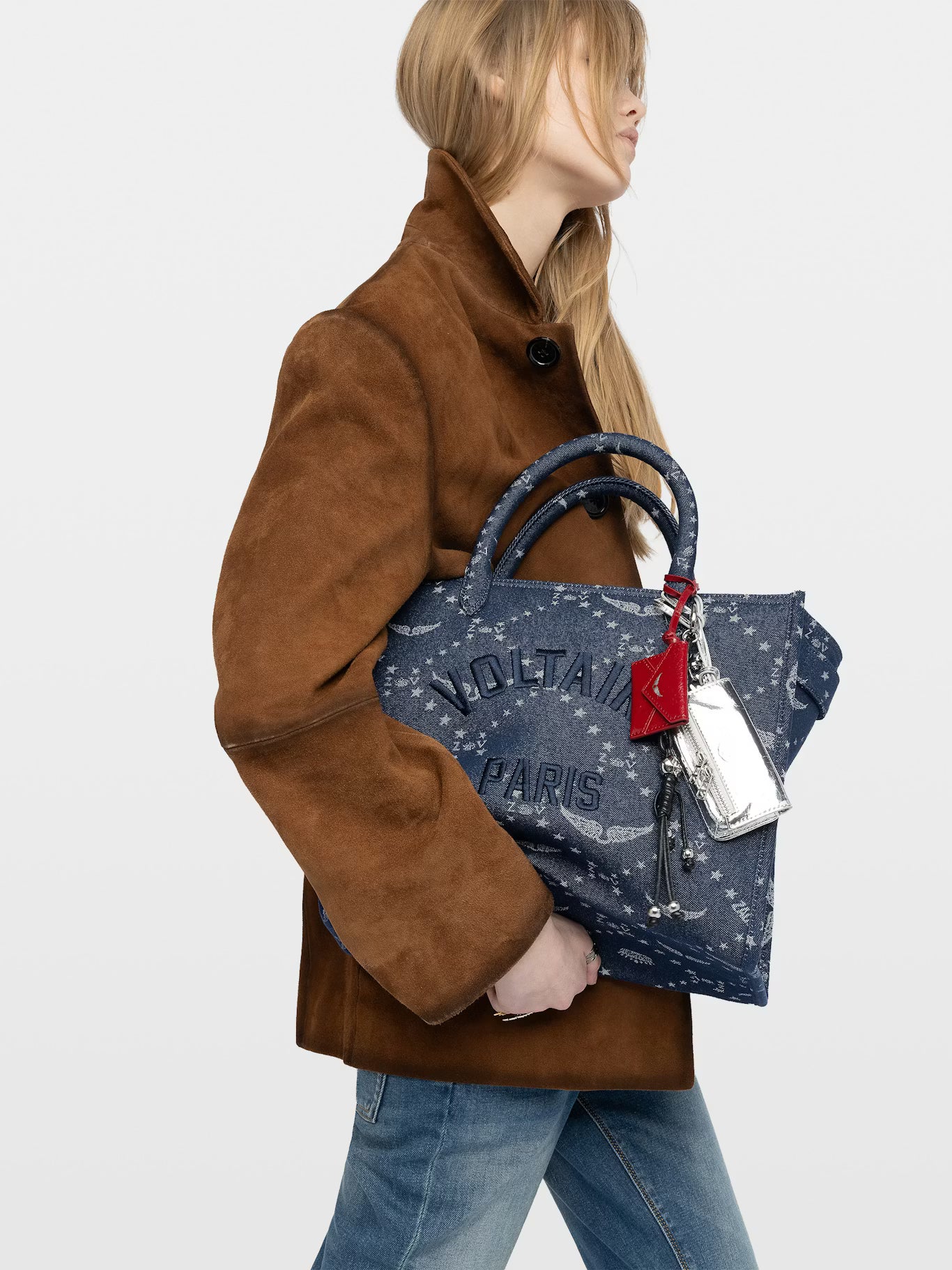 ANGEL TOTE DENIM MONOGRAM