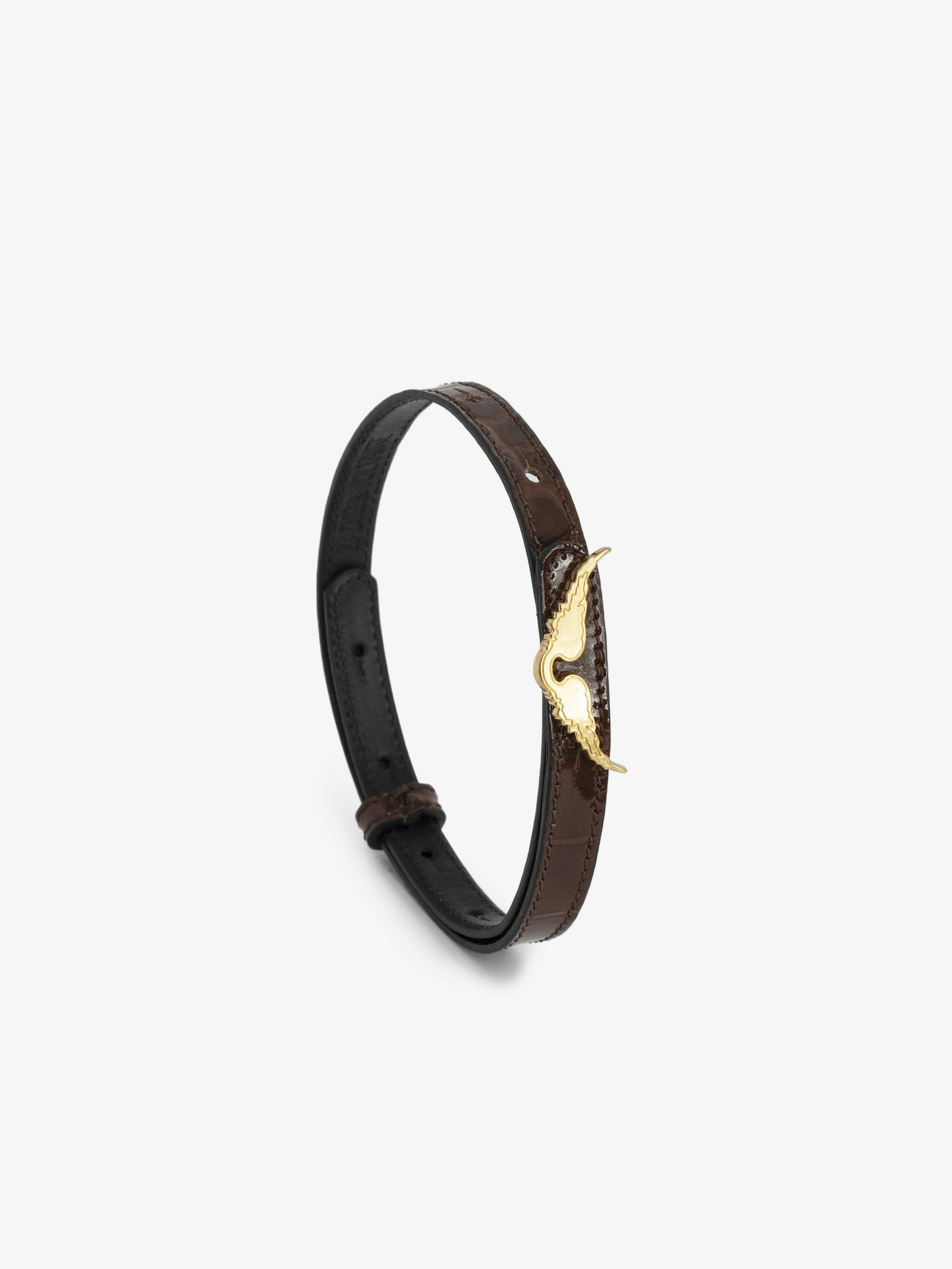 ROCK CROCO LEATHER BRACELET