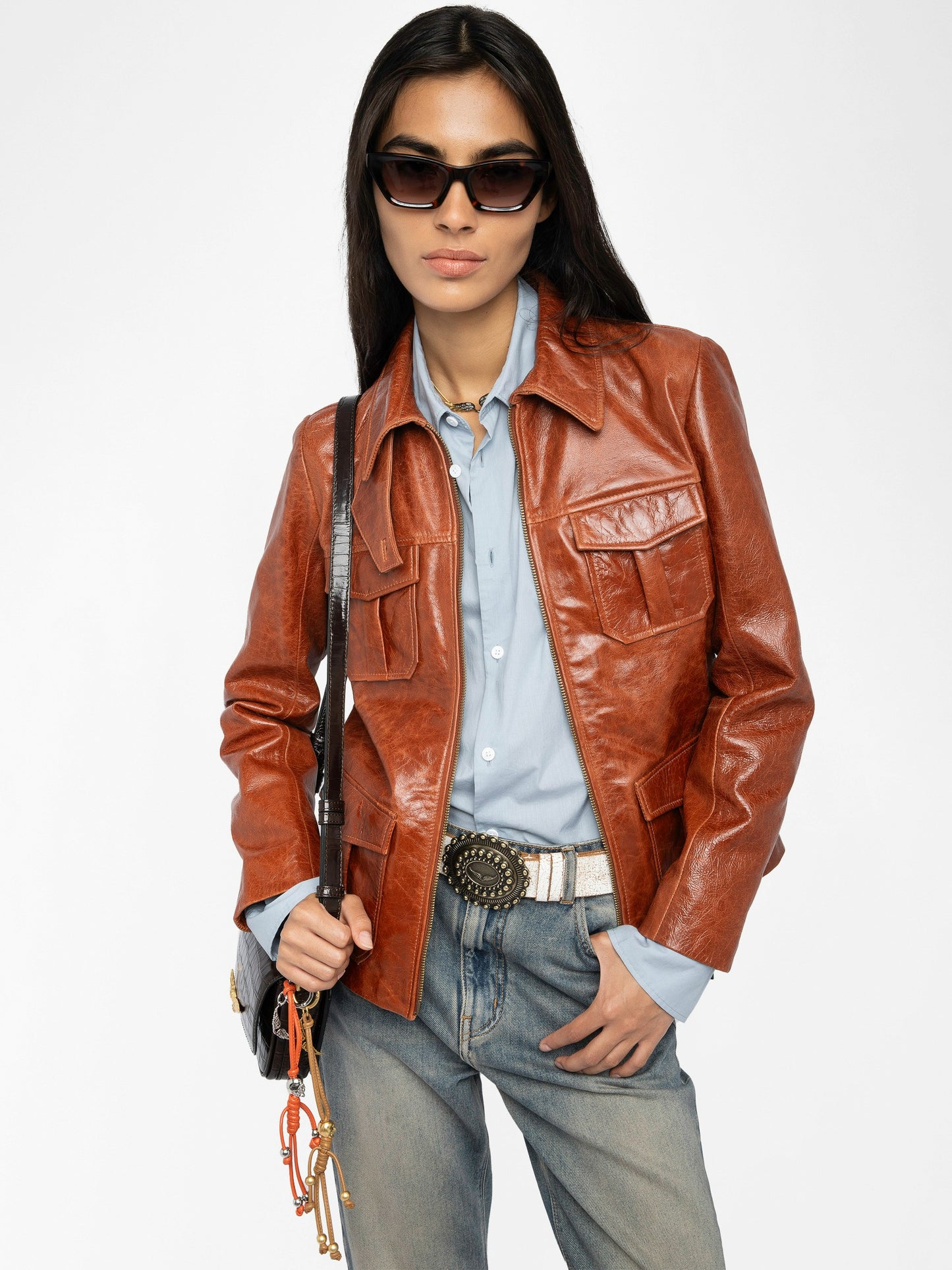 LIENNA CUIR GLOSSY