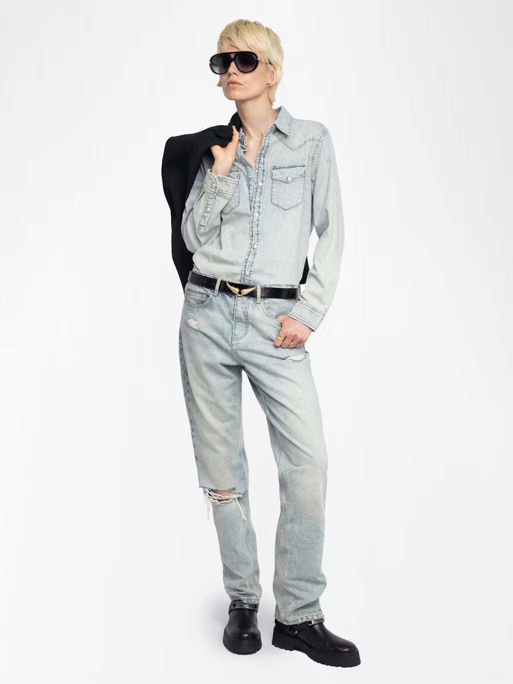 SABY DENIM ECO STUDS