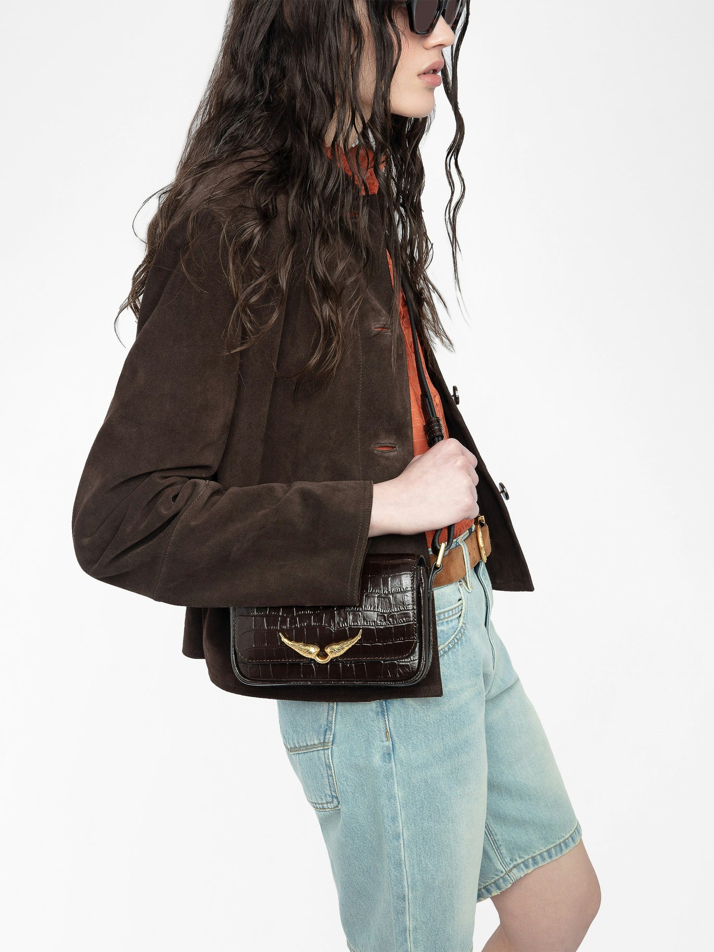LE ZAZI EMBOSSED CROCO