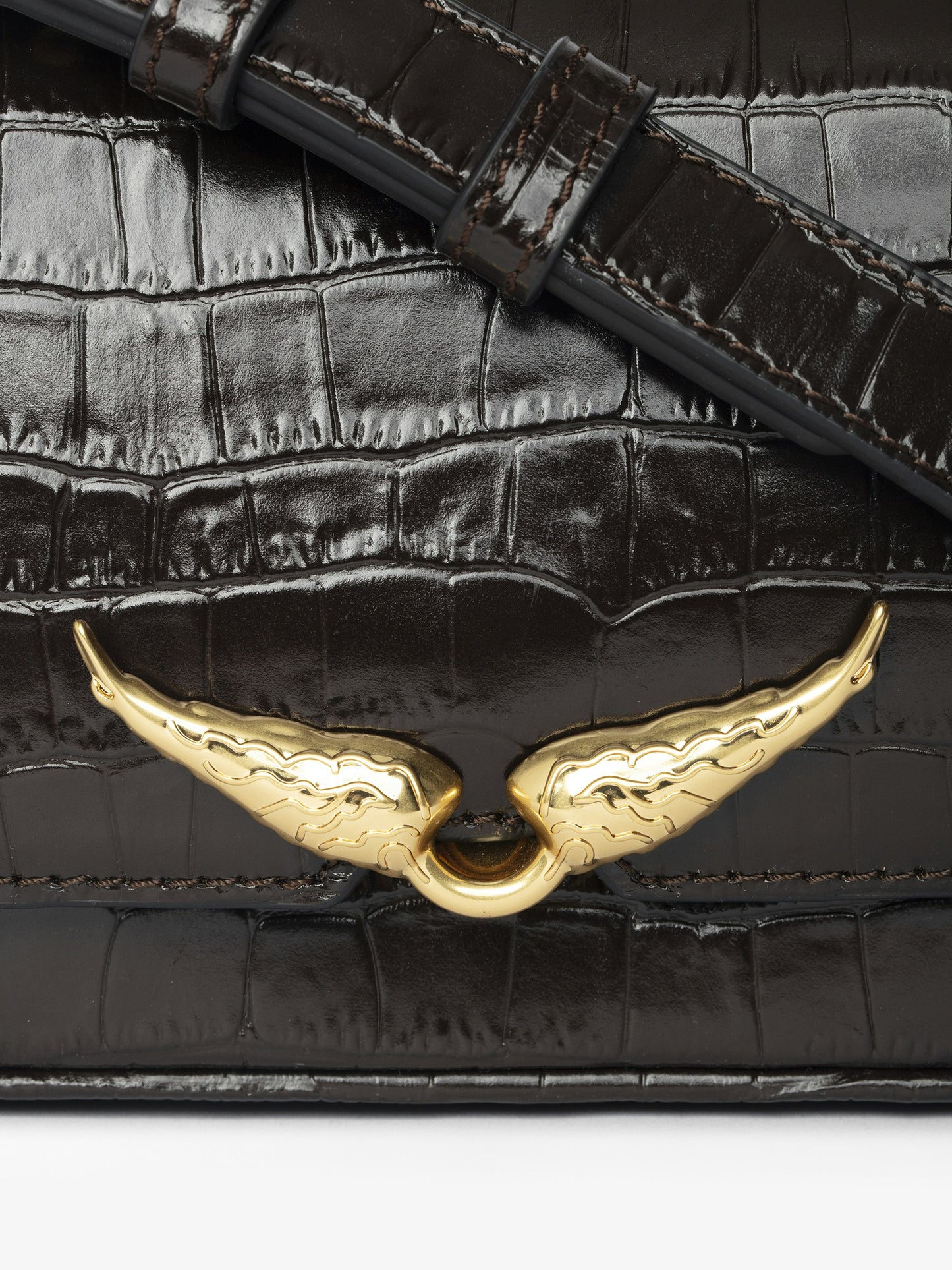 LE ZAZI EMBOSSED CROCO