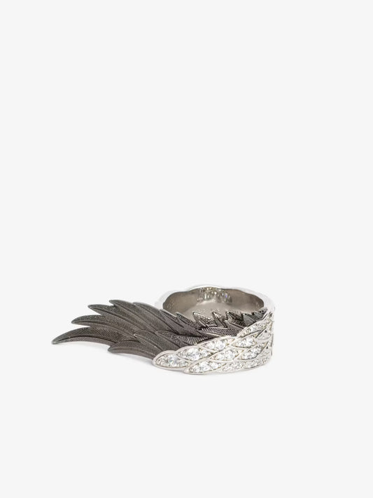 ROCK FEATHER SPREAD RING