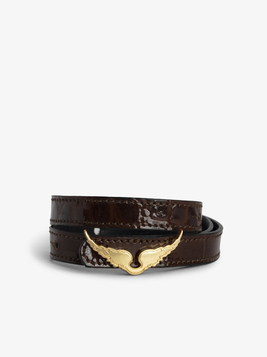 ROCK CROCO LEATHER BRACELET