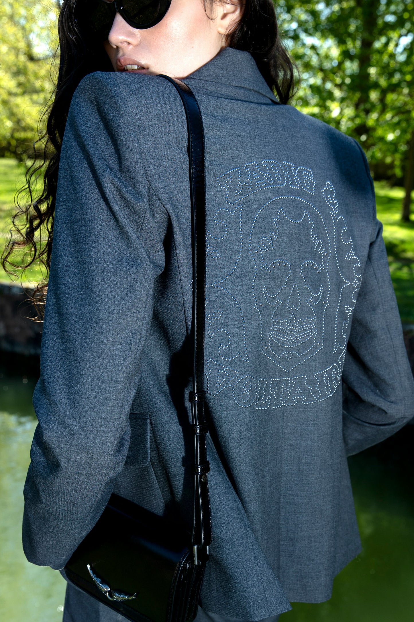 VAVY CHINE STRASS SKULL