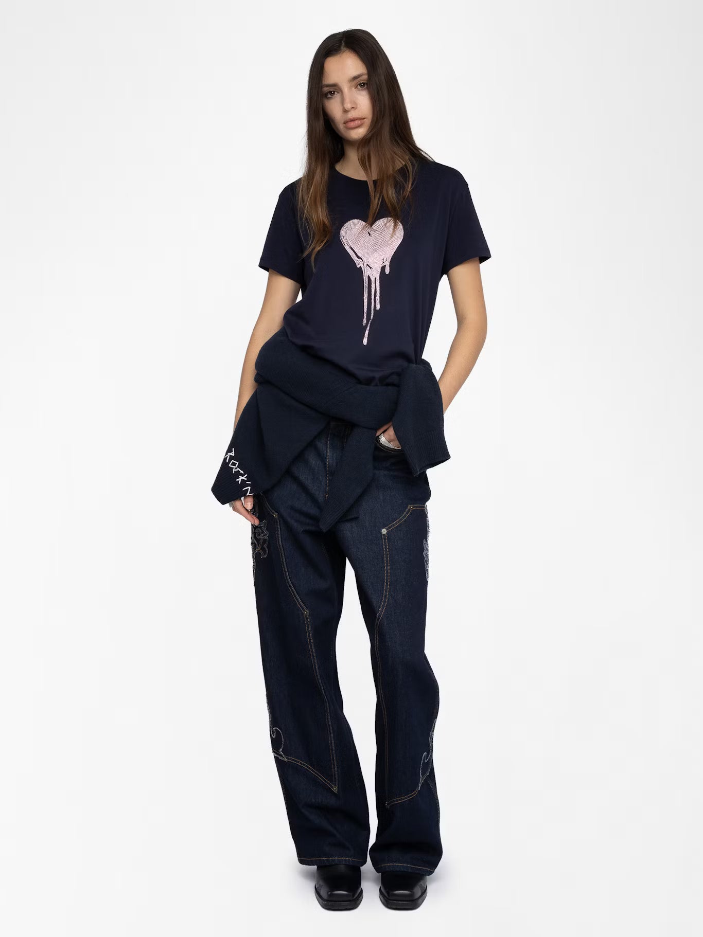 WALK HC FLOWING HEART STRASS