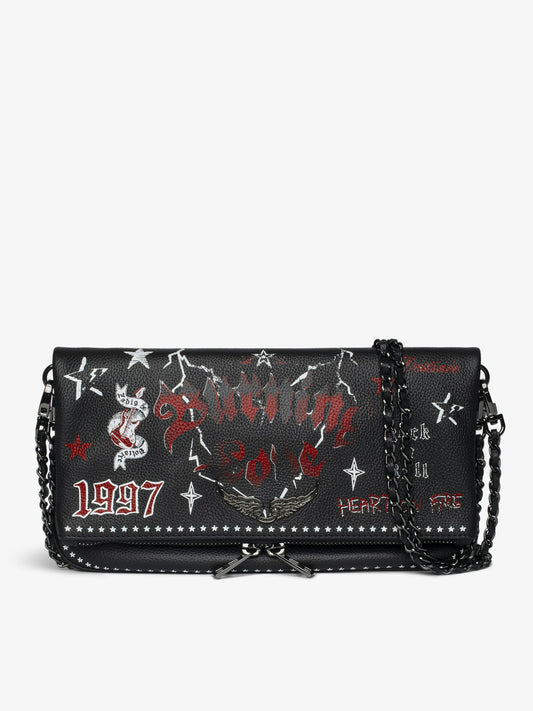 ROCK GRAINED LEATHER PUNK