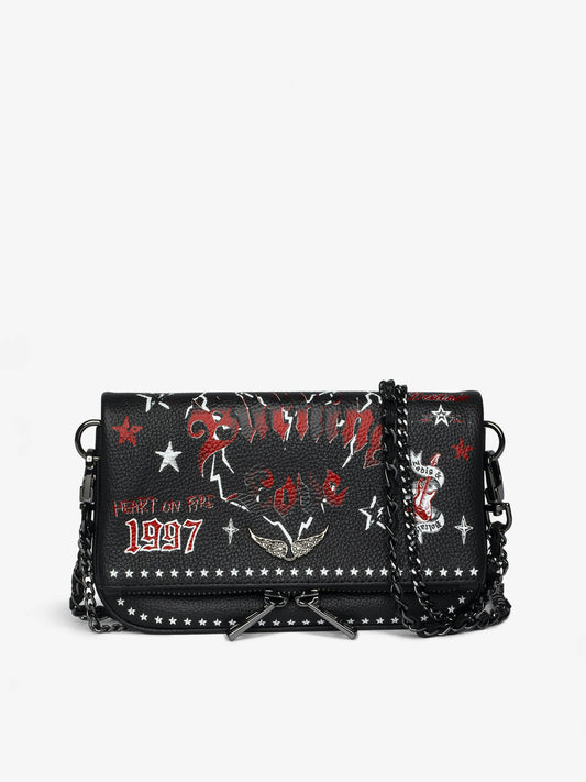 ROCK NANO GRAINED LEATHER PUNK