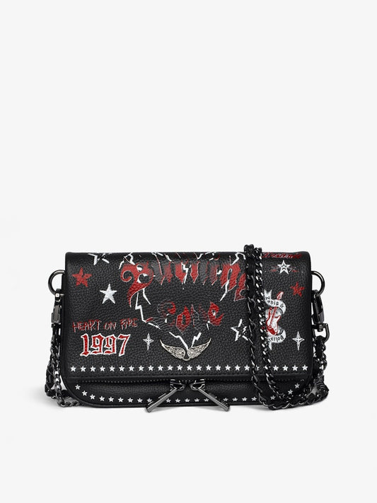 ROCK NANO GRAINED LEATHER PUNK