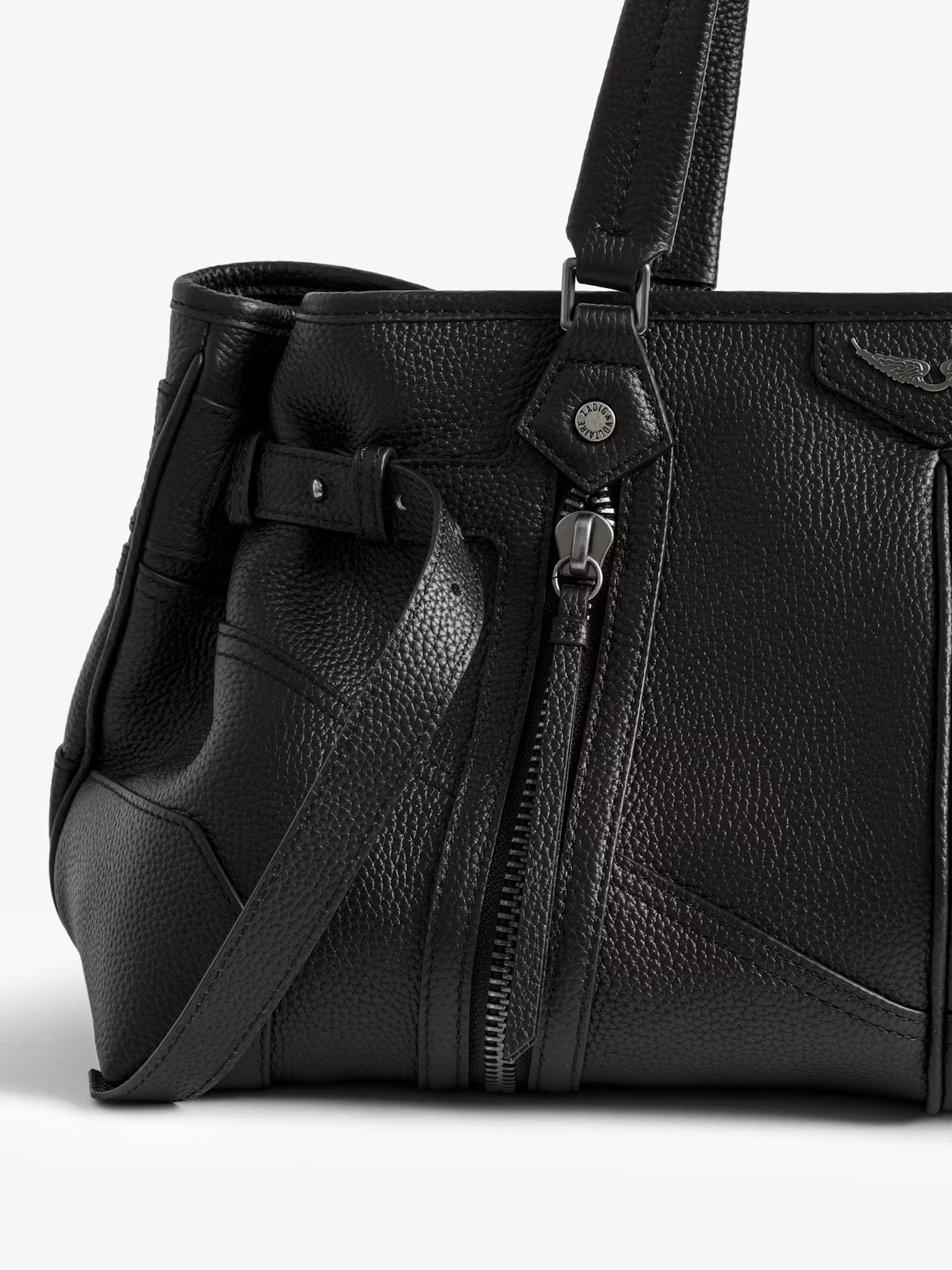 SUNNY SHOPPER GRAINED LEATHER