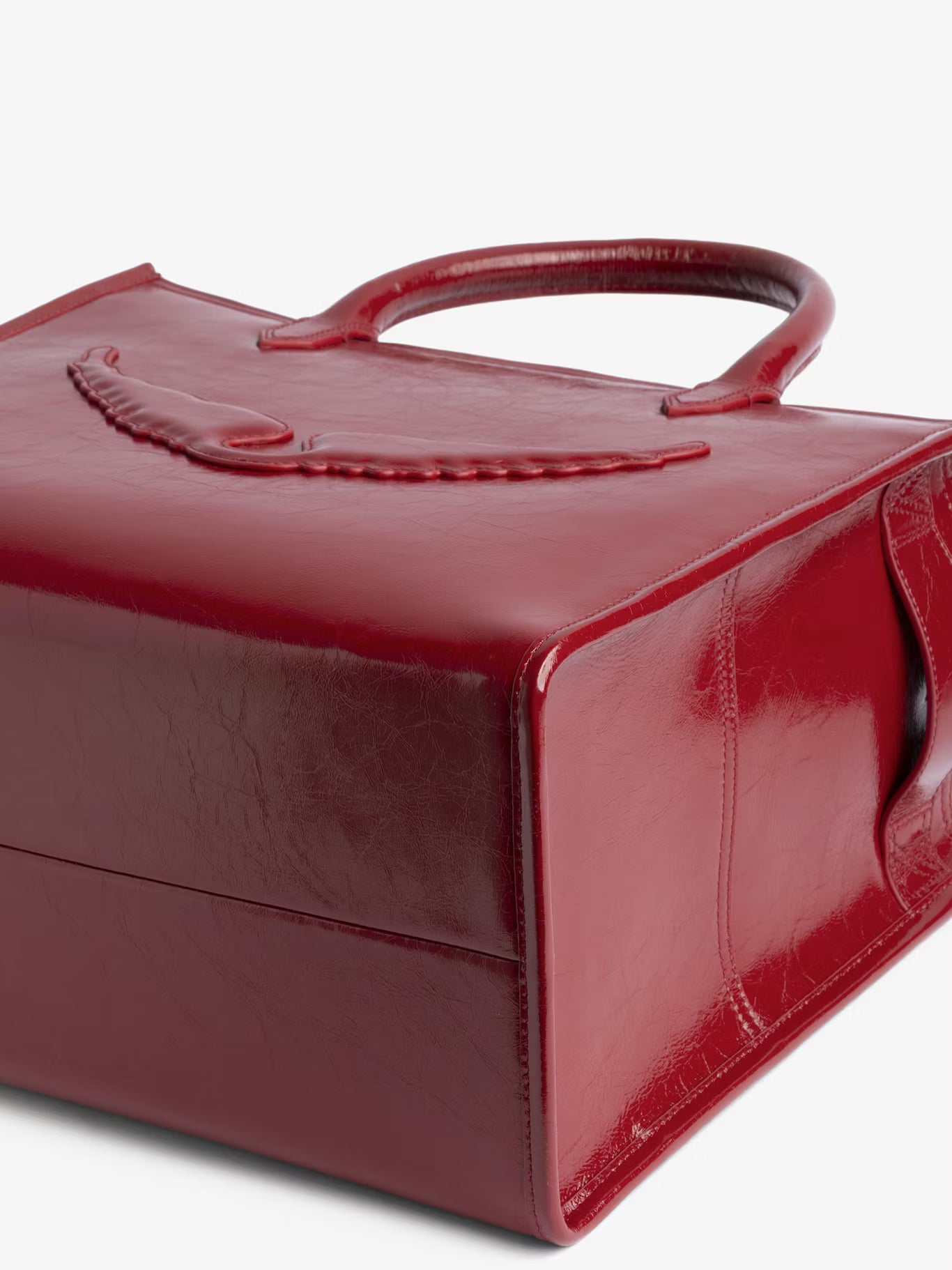 ANGEL TOTE XS WRINKLED PATENT