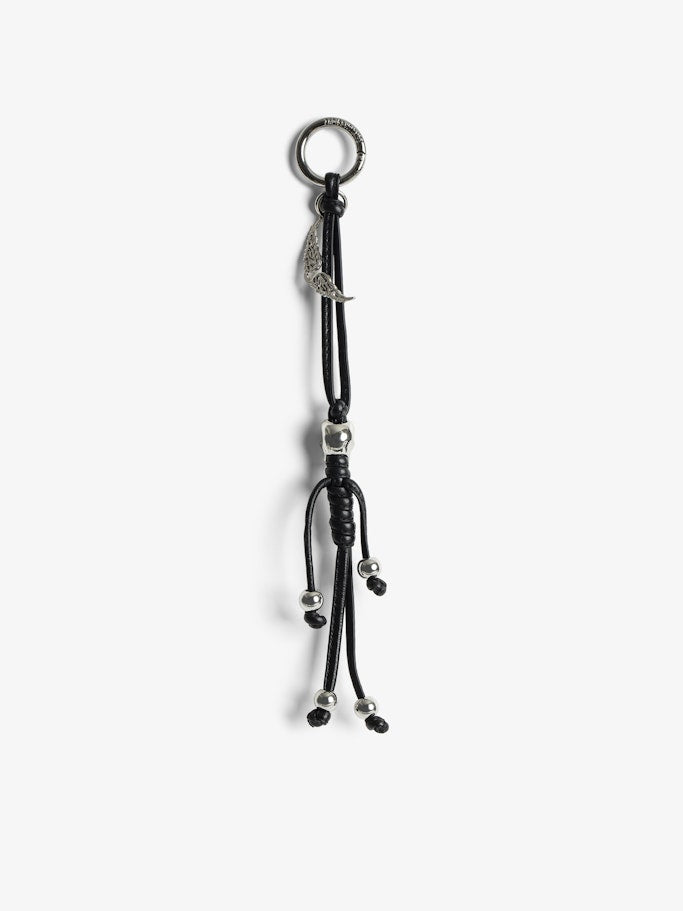SKULL KEYRING SMOOTH LAMBSKIN