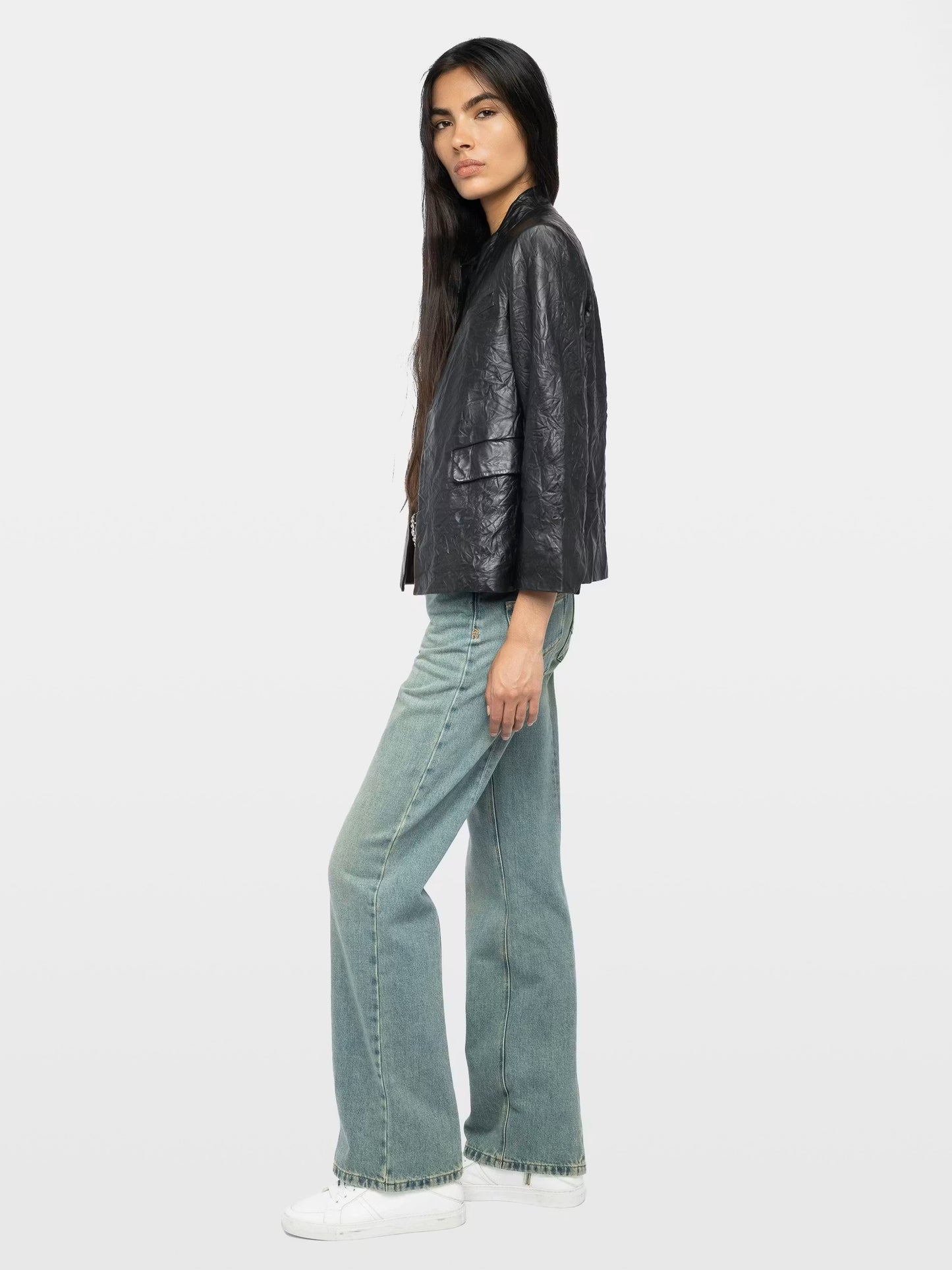 VERYN CUIR FROISSE