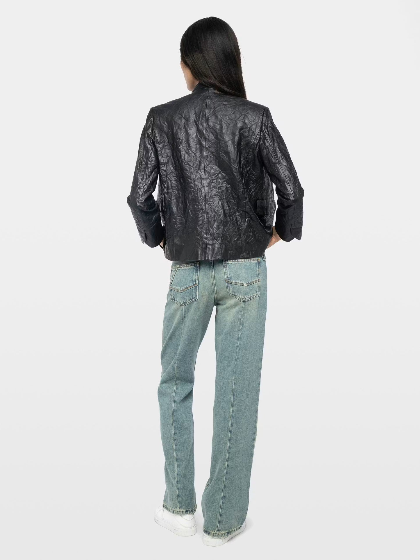 VERYN CUIR FROISSE