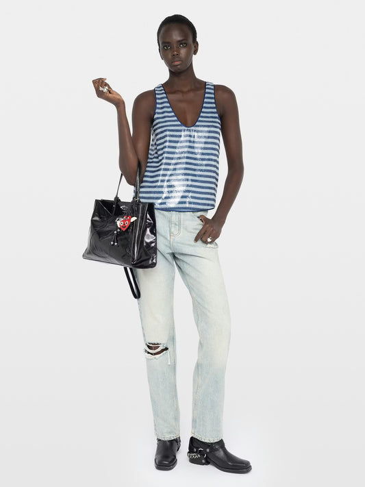 TARYS SEQUINS STRIPE